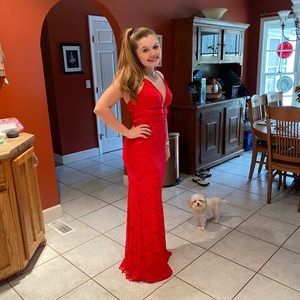 Size 2 Red prom dress